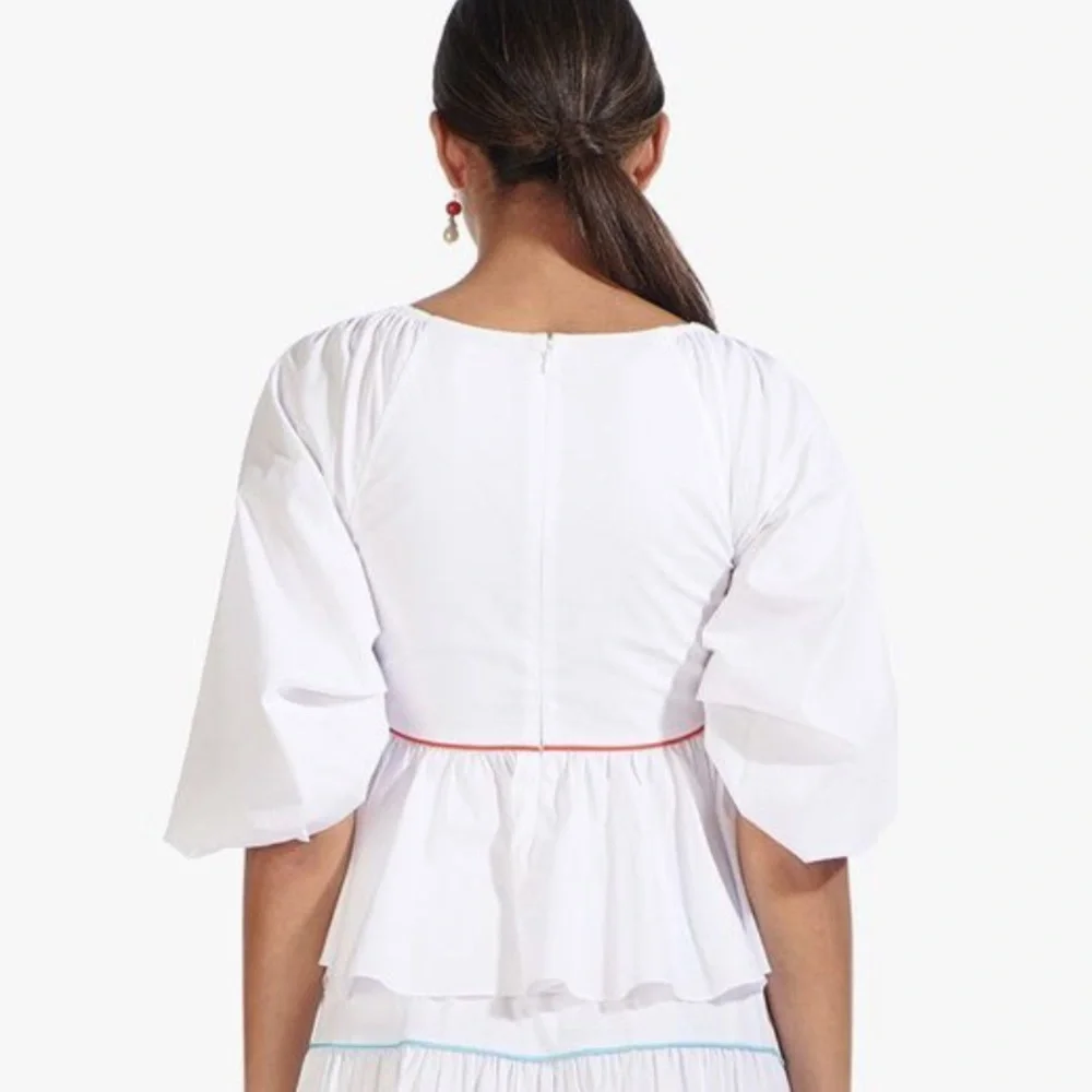 STAUD lightweight white